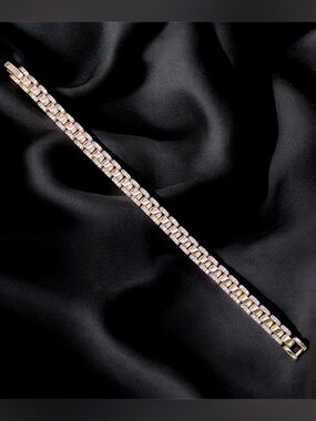 NEW Gold Filled Bracelet with Cubic Zirconia CZ